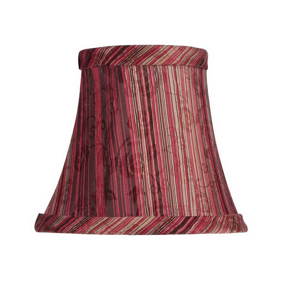 Livex Lighting 4.5 in x 5 in Burgundy Bell Lamp Shade