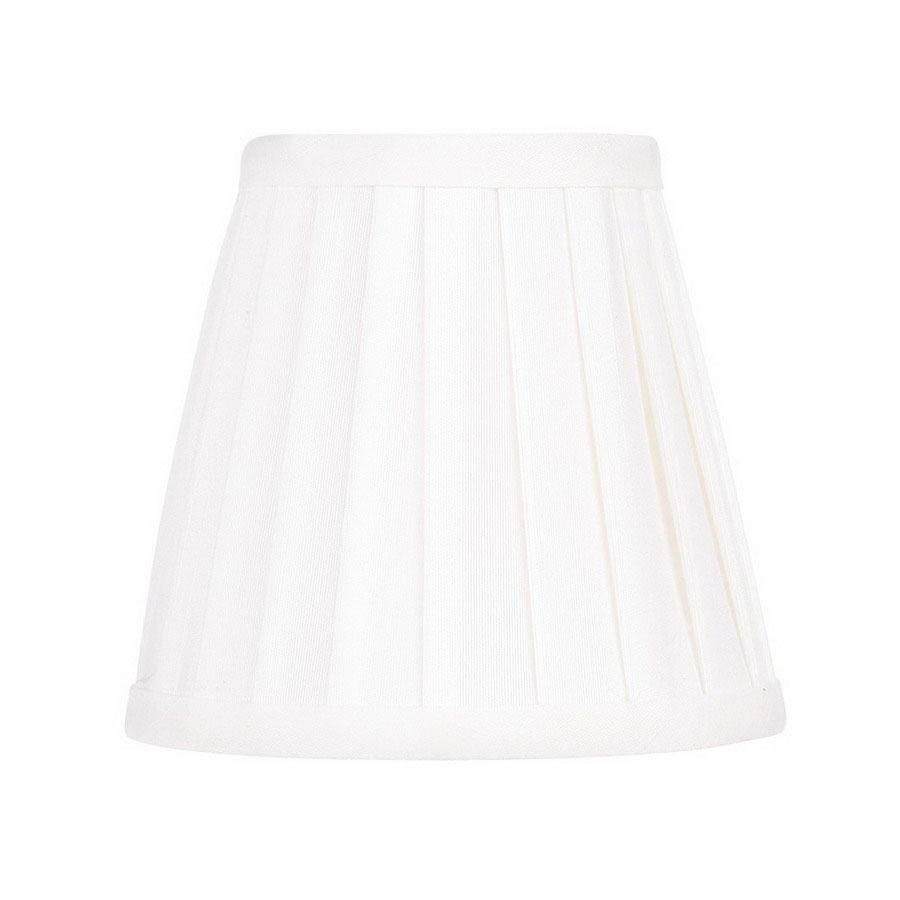 Livex Lighting 4 1/2 in x 5 in White Chandelier Lamp Shade