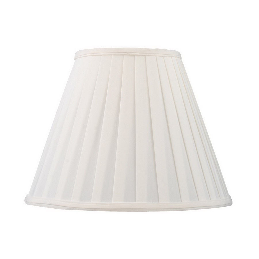 Shop Livex Lighting 11-in x 14-in White Cone Lamp Shade at Lowes.com