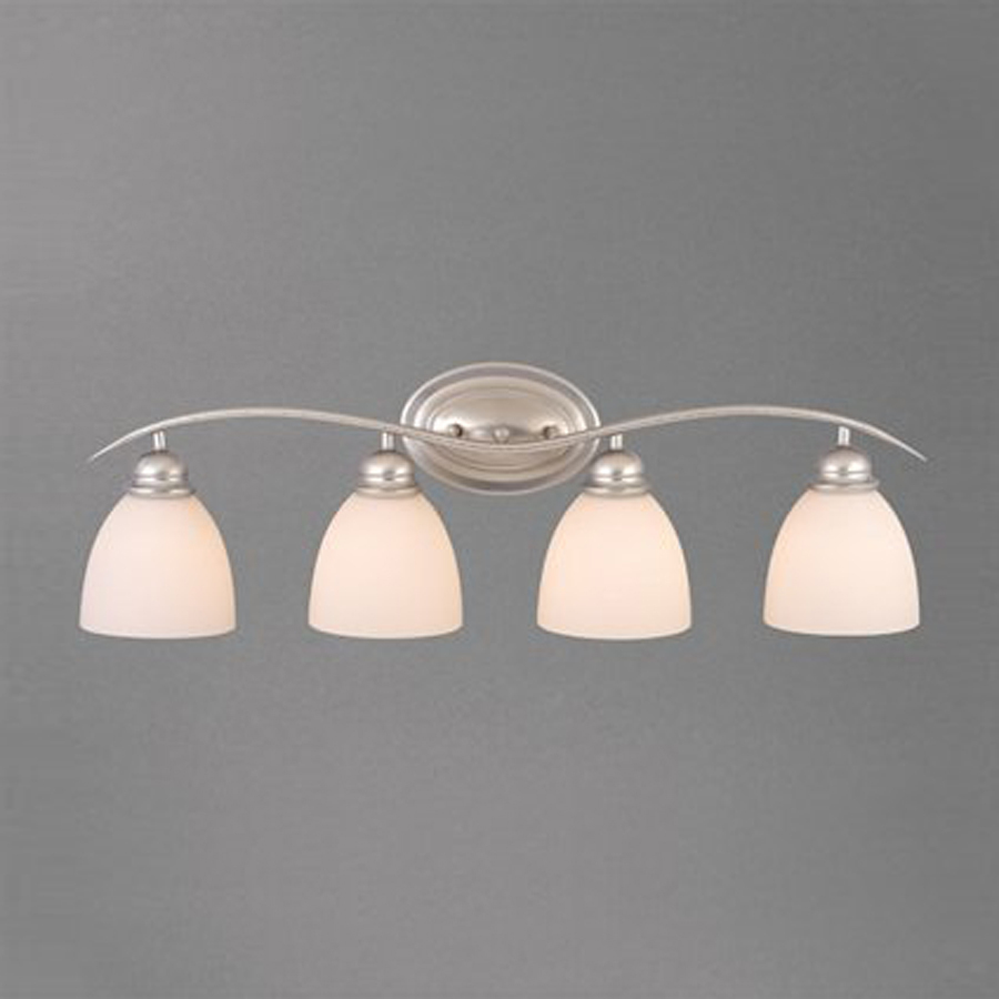 Cascadia Lighting 4 Light Avalon Brushed Nickel Bathroom Vanity Light