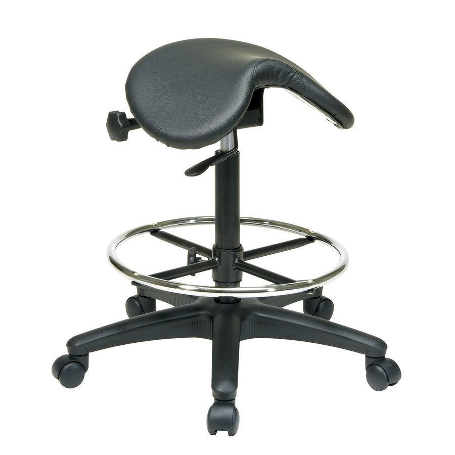 Office Star Worksmart Black Drafting Office Chair