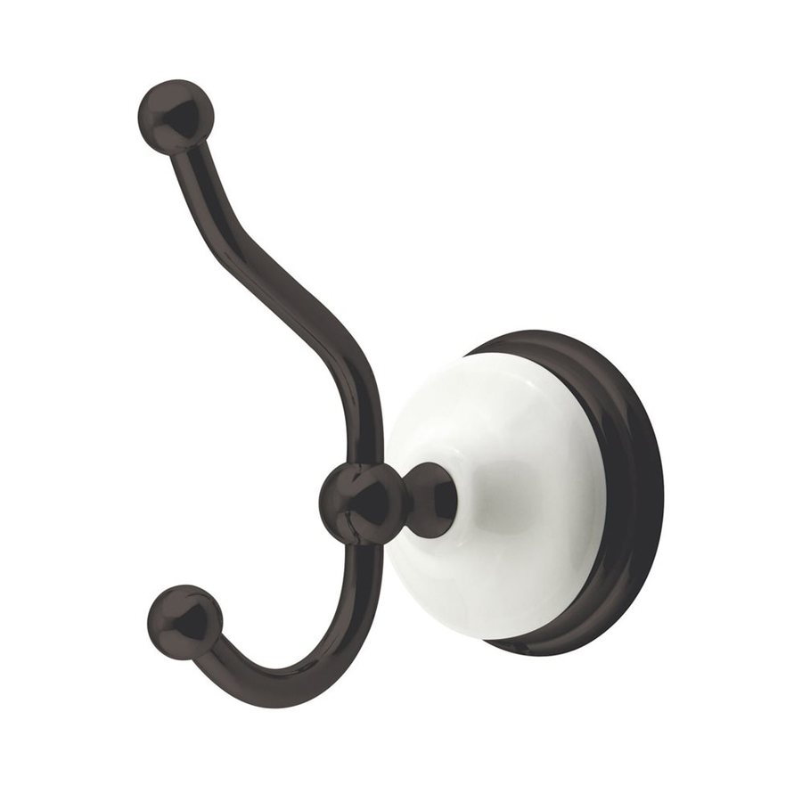 Elements of Design Victorian 2 Hook Oil Rubbed Bronze Robe Hook