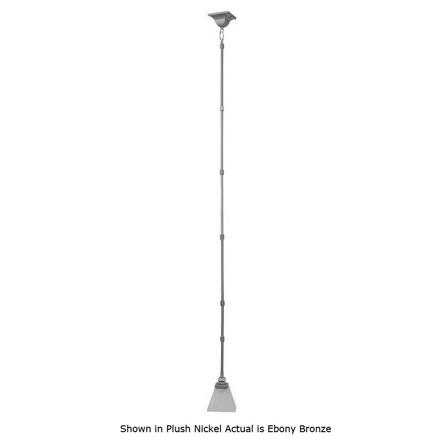 Whitfield Lighting 5 in W Whitney Ebony Bronze Mini Pendant Light