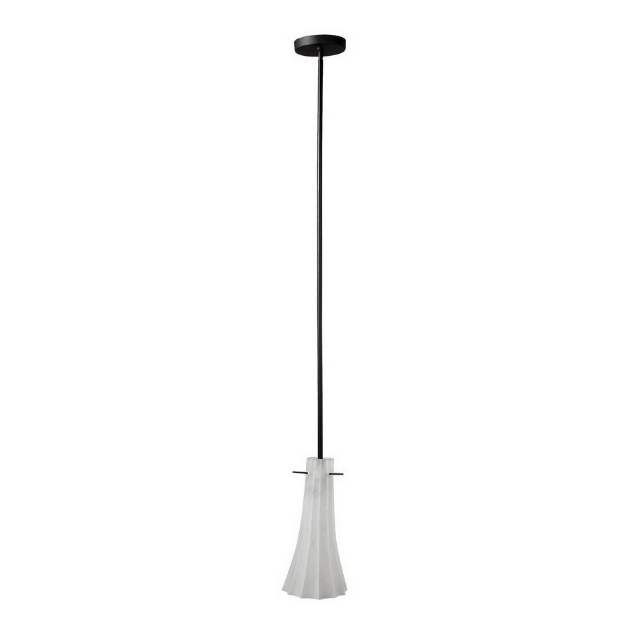 Whitfield Lighting 4 in W Black Mini Pendant Light