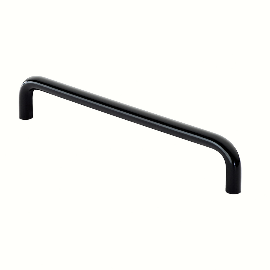 Siro Designs 192mm Center to Center Black Chicago Rectangular Cabinet Pull