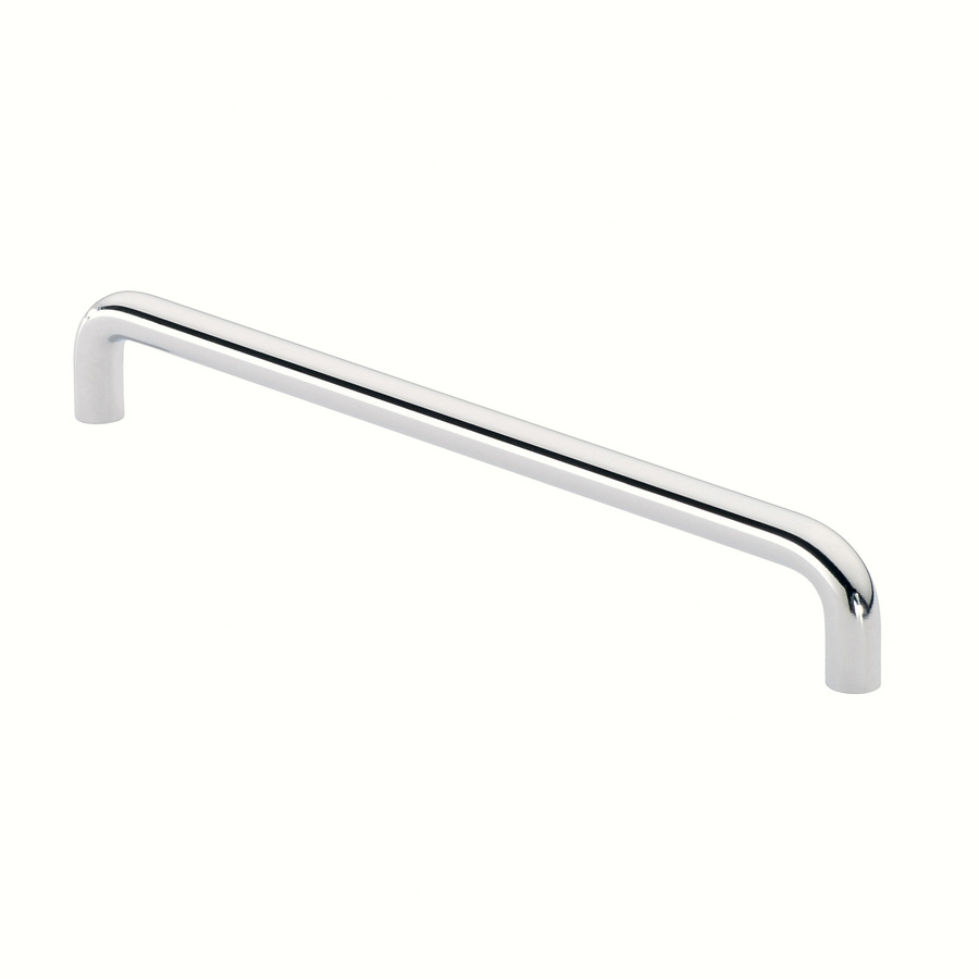 Siro Designs 192mm Center to Center Bright Chrome Chicago Rectangular Cabinet Pull