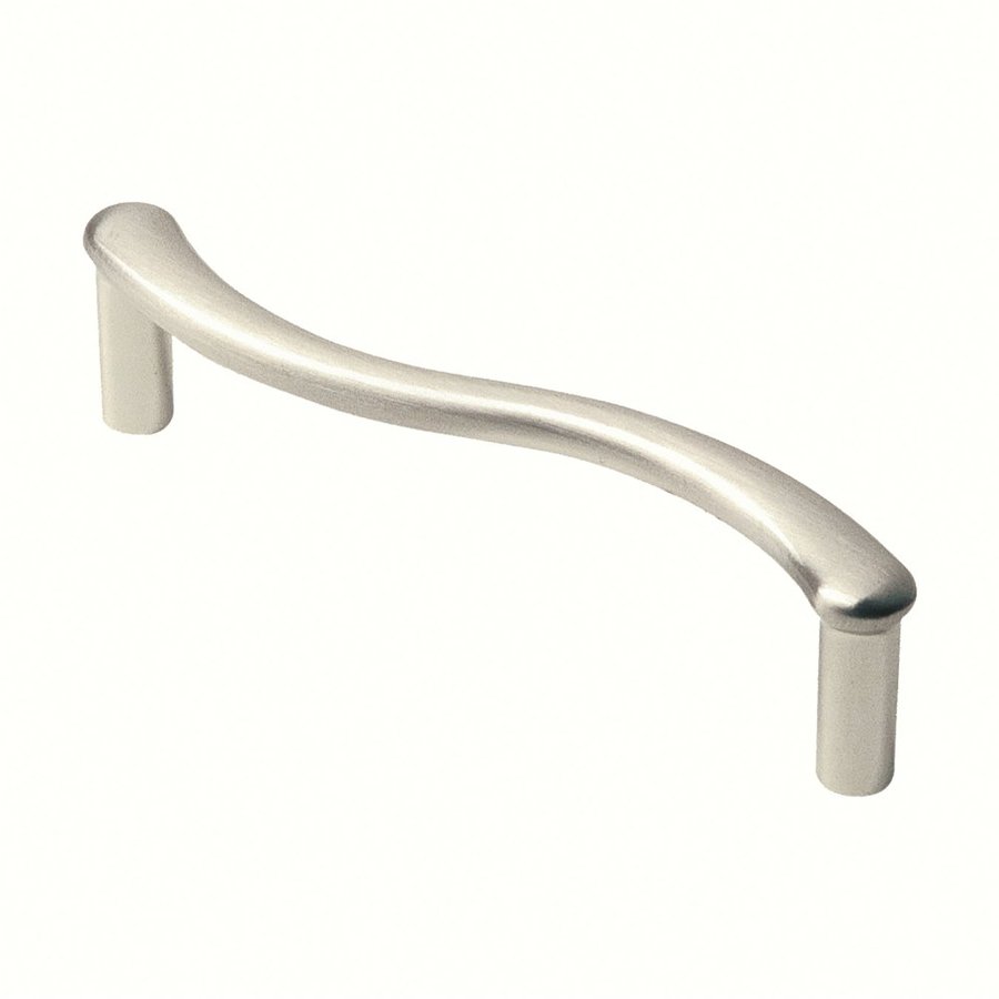 Siro Designs 5 in Center to Center Fine Brushed Nickel Juliana Arched Cabinet Pull
