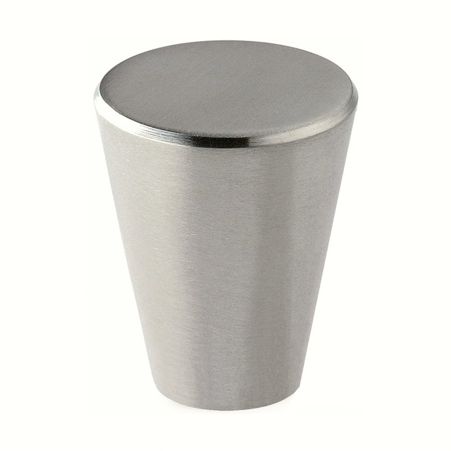 Siro Designs Stainless Steel Fine Brushed Stainless Steel Round Cabinet Knob