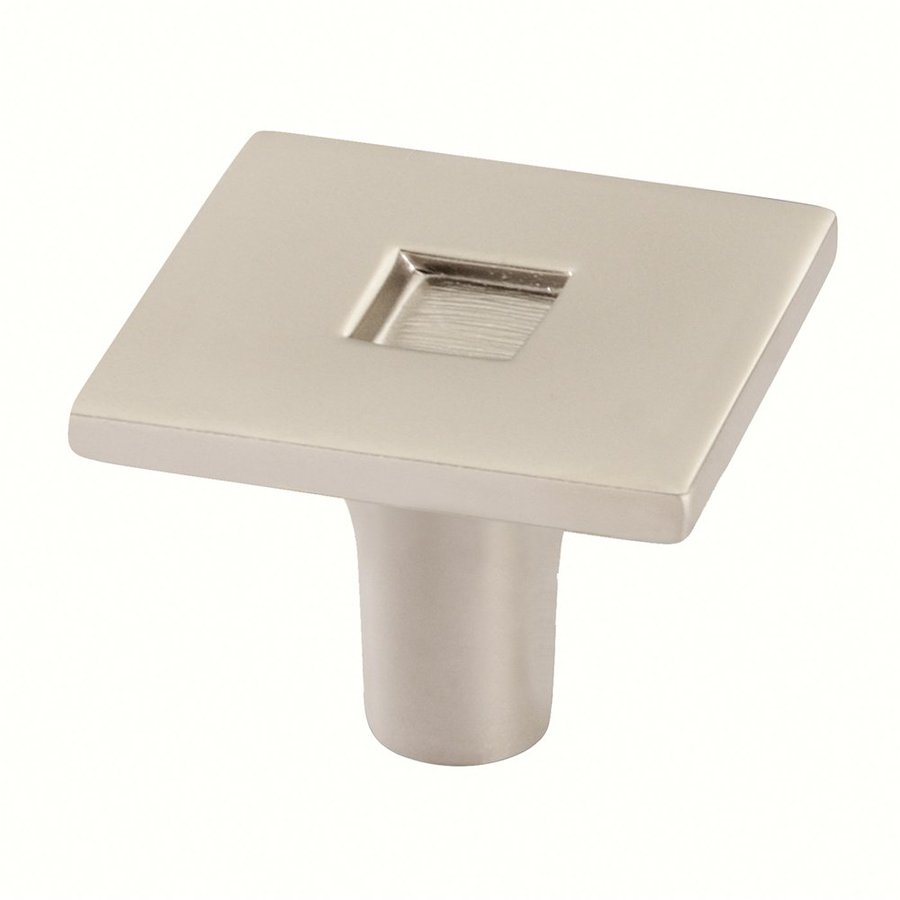 Siro Designs Nickel Rio Square Cabinet Knob