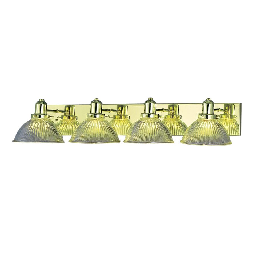 Volume International 4 Light Polished Brass Bathroom Vanity Light