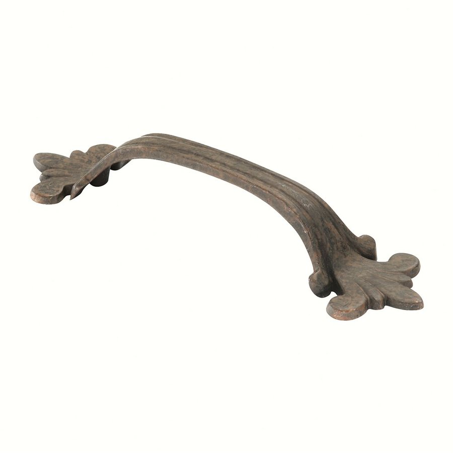 Siro Designs 3 3/4 in Center To Center Terra Rustica Nuevo Classico Arched Cabinet Pull