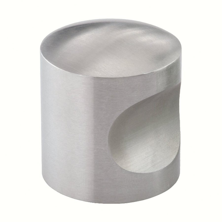 Siro Designs 1 1/4 in Stainless Steel Round Cabinet Knob