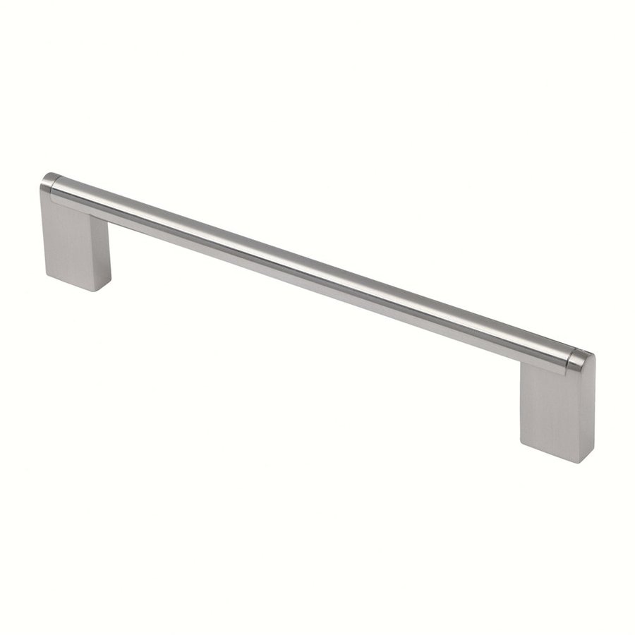 Siro Designs 192mm Center to Center Fine Brushed Stainless Steel Rectangular Cabinet Pull