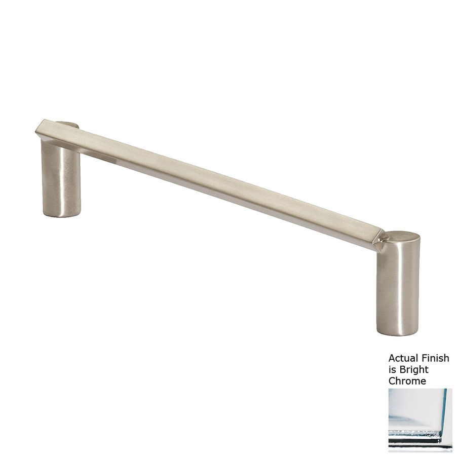 Siro Designs 160mm Center to Center Bright Chrome Italian Line Bar Cabinet Pull