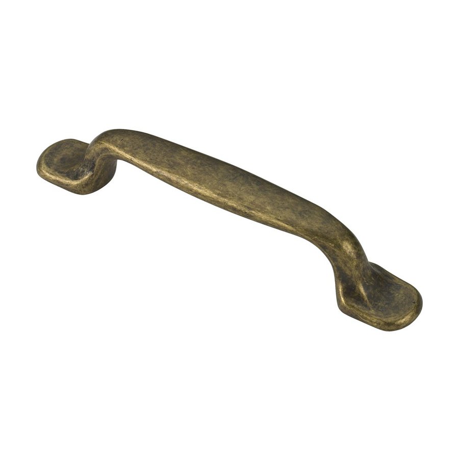 Siro Designs 3 3/4 in Center to Center Antique Brass Pennysavers Rectangular Cabinet Pull