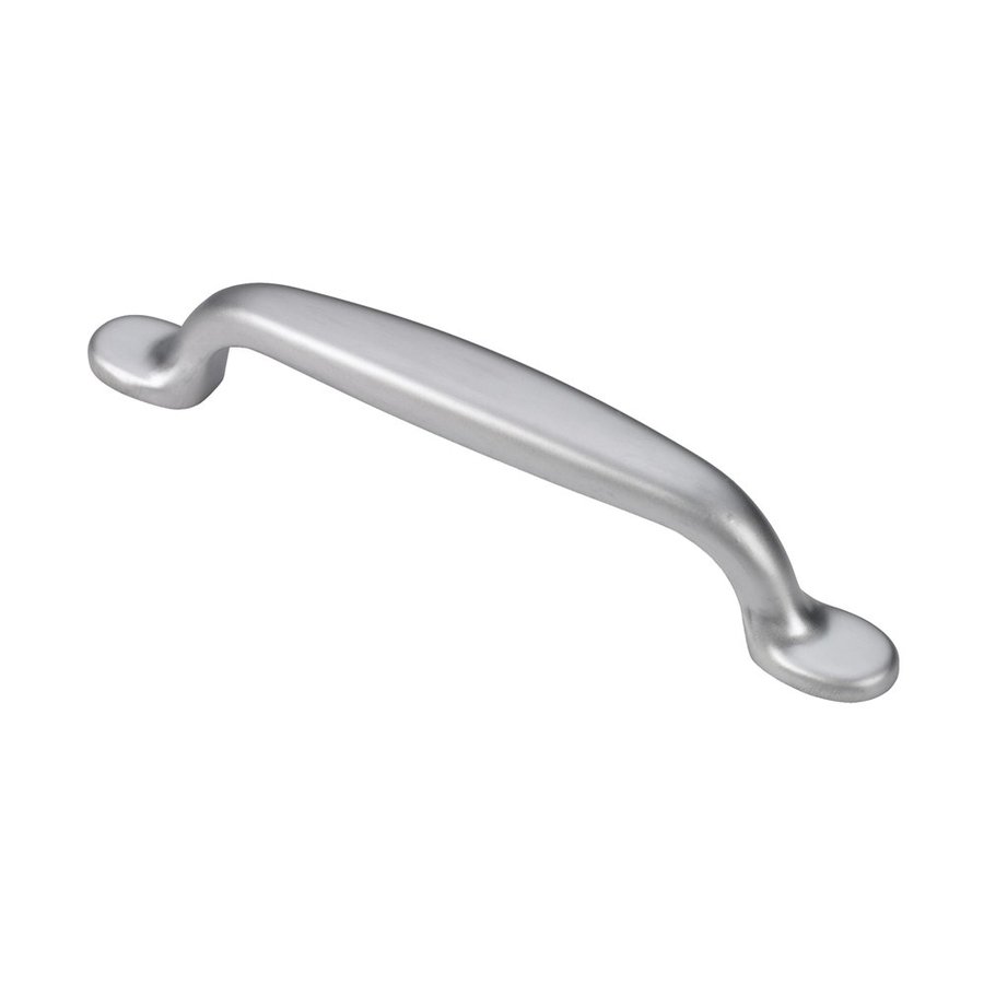 Siro Designs 3 3/4 in Center To Center Matte Chrome Pennysavers Rectangular Cabinet Pull