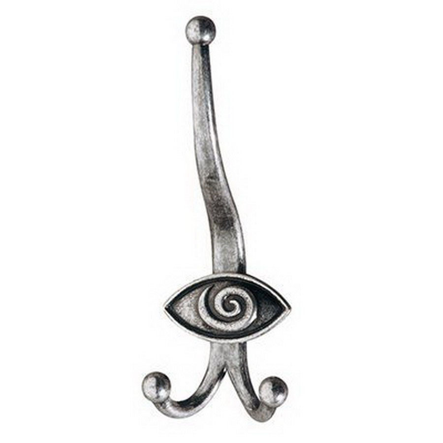 Siro Designs Ian Smith 2 Hook Antique Silver Robe Hook