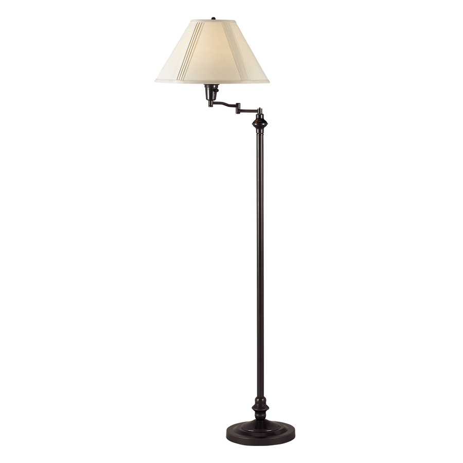 Cal Lighting 59 in 3 Way Switch Dark Bronze Indoor Floor Lamp with Shade