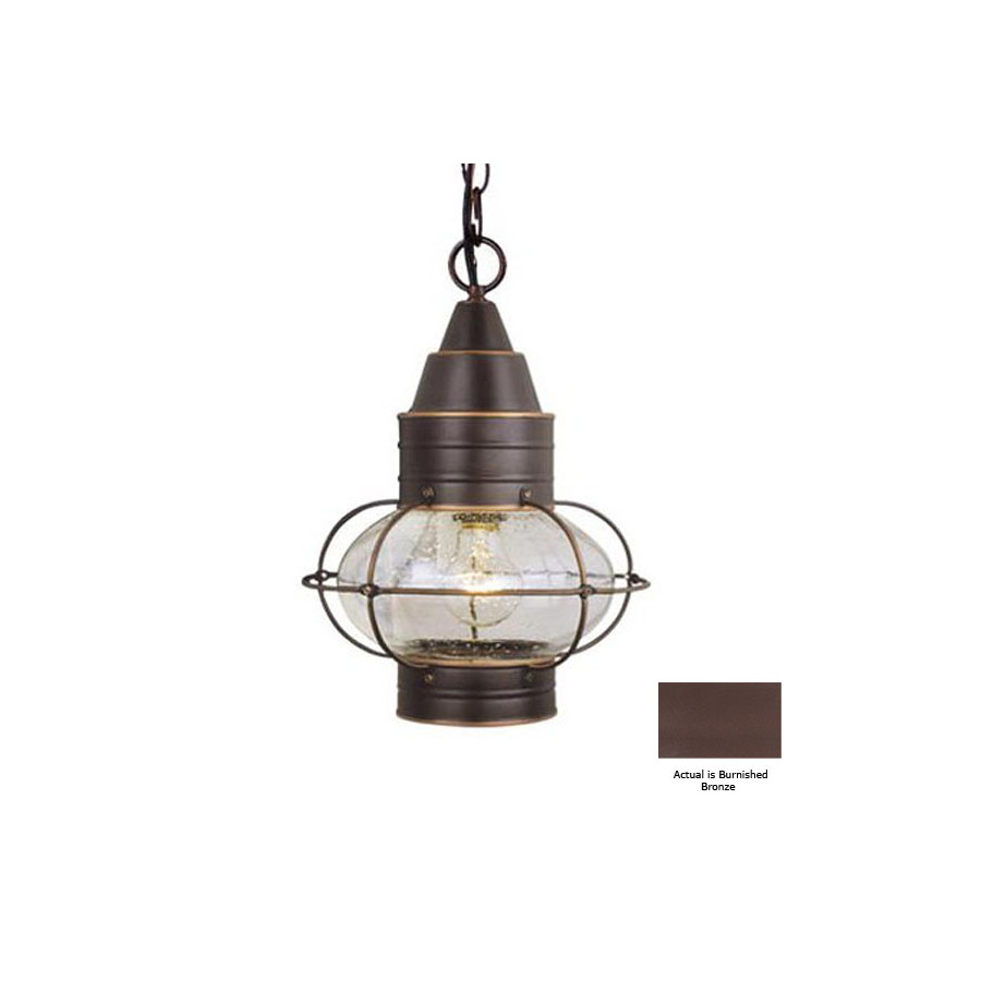 Cascadia Lighting Onion 17 1/2 in Burnished Bronze Outdoor Pendant Light