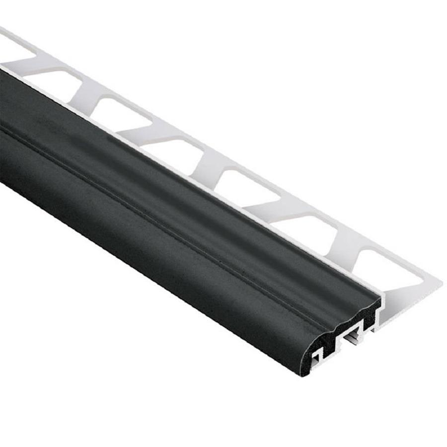 Schluter Systems 1/2 in x 2 1/8 in x4 Ft 11 in Black PVC Trim