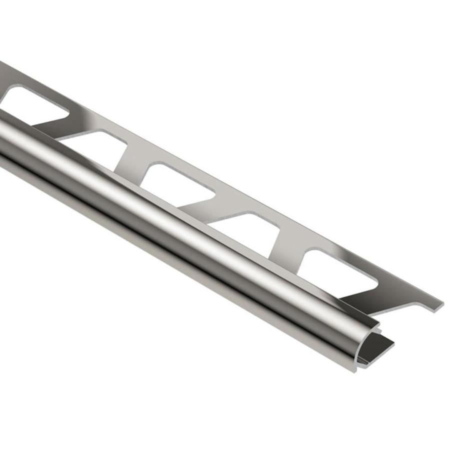 Schluter Systems 1/2 in Polished Nickel Anodized Aluminum Bullnose Trim