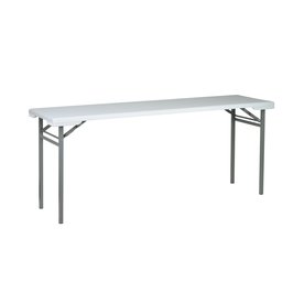 Folding Tables At Lowes Display Product Reviews For 70 5 In X 19 Rectangle Steel Grey Nebula Folding