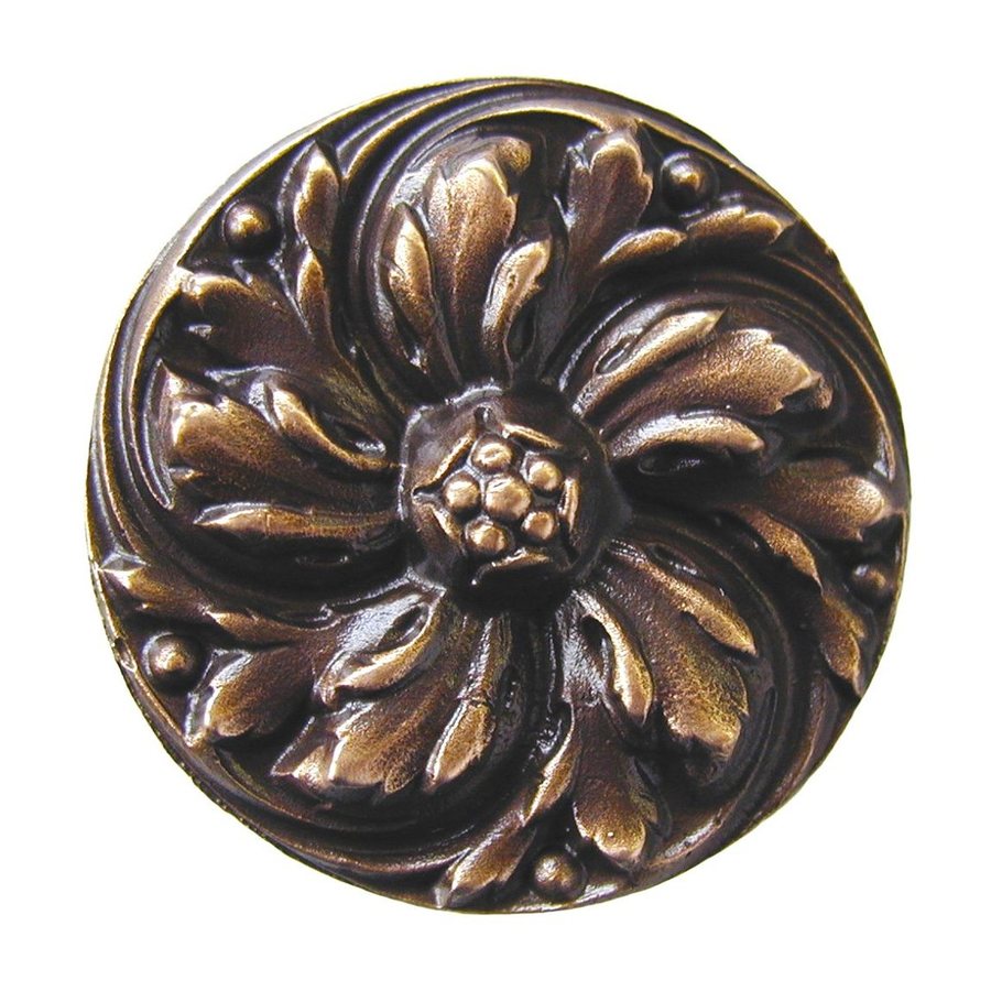 Notting Hill 1 3/8 in Bronze English Garden Round Cabinet Knob