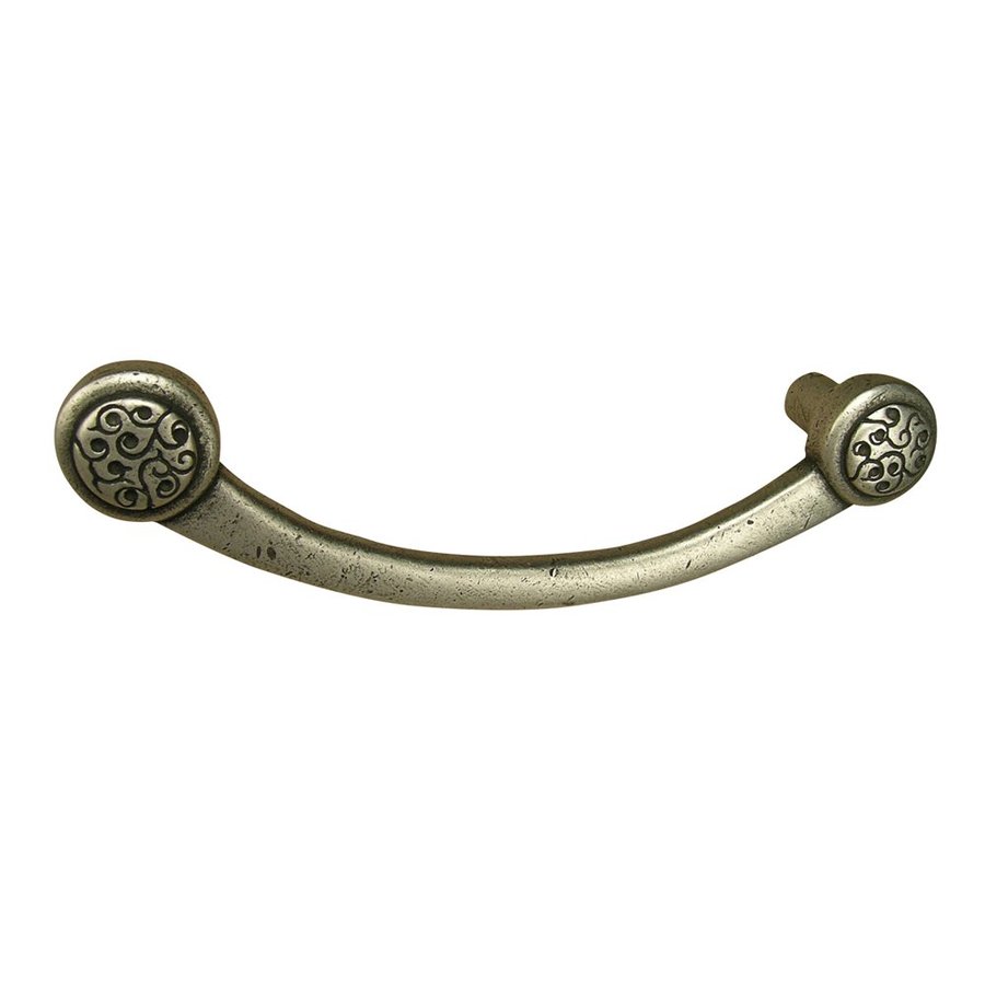 Anne at Home 5 In Center To Center Pewter Matte Textures Arched Cabinet Pull