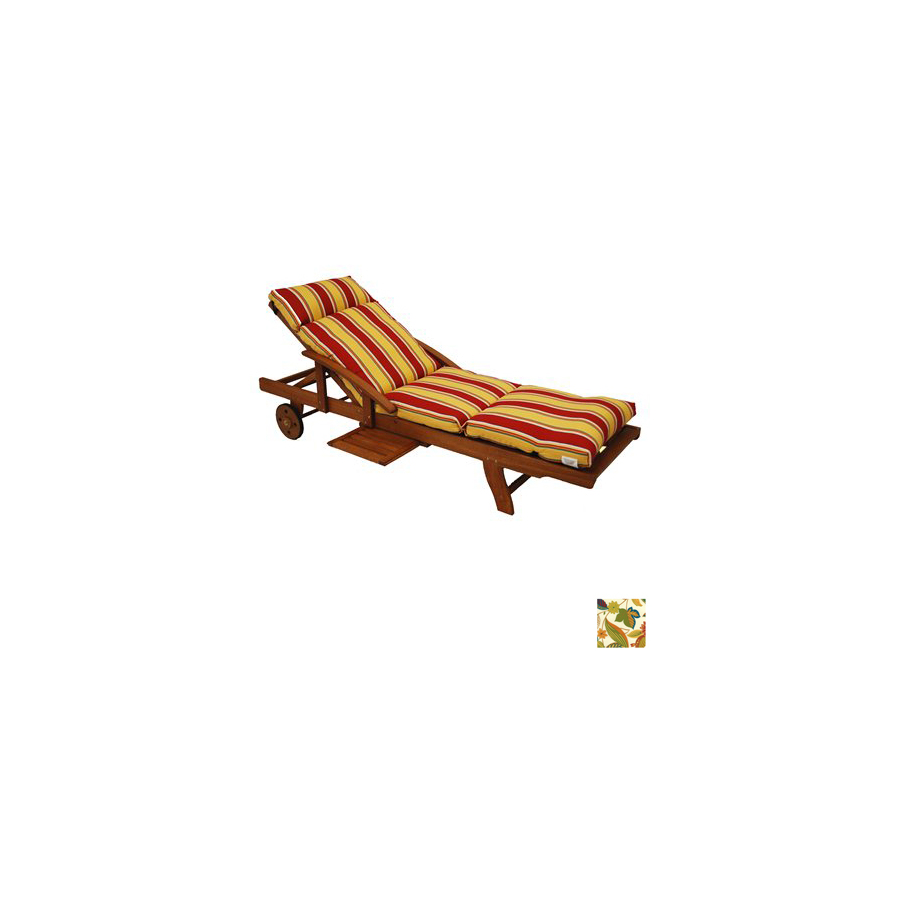 Blazing Needles Skyworks Multi Patio Chaise Lounge Cushion