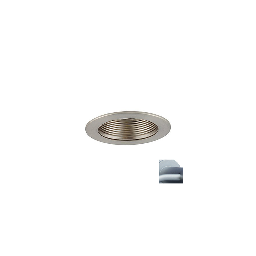 JESCO 3 in Satin Chrome Baffle Recessed Light Trim