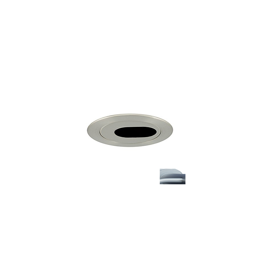 JESCO 3 in Satin Chrome Pin Hole Recessed Lighting Trim