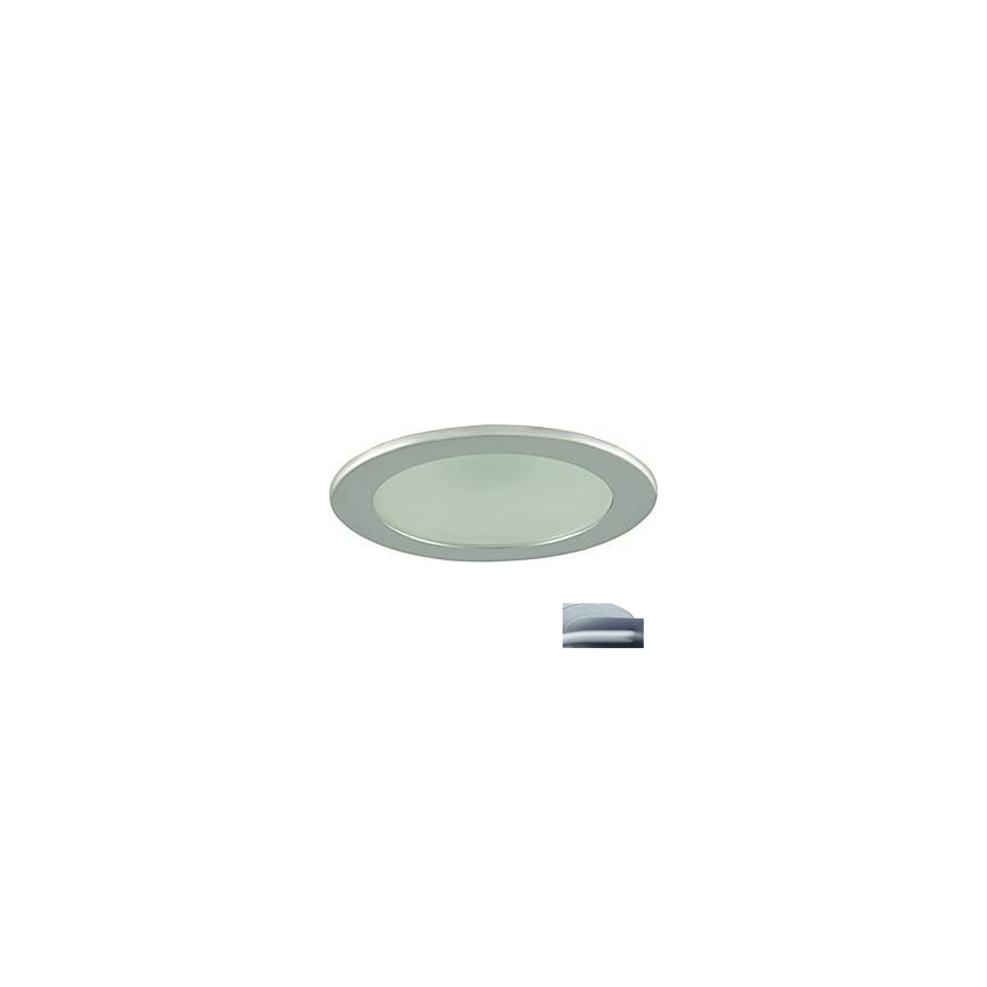 JESCO 4 in Satin Chrome Shower Recessed Light Trim