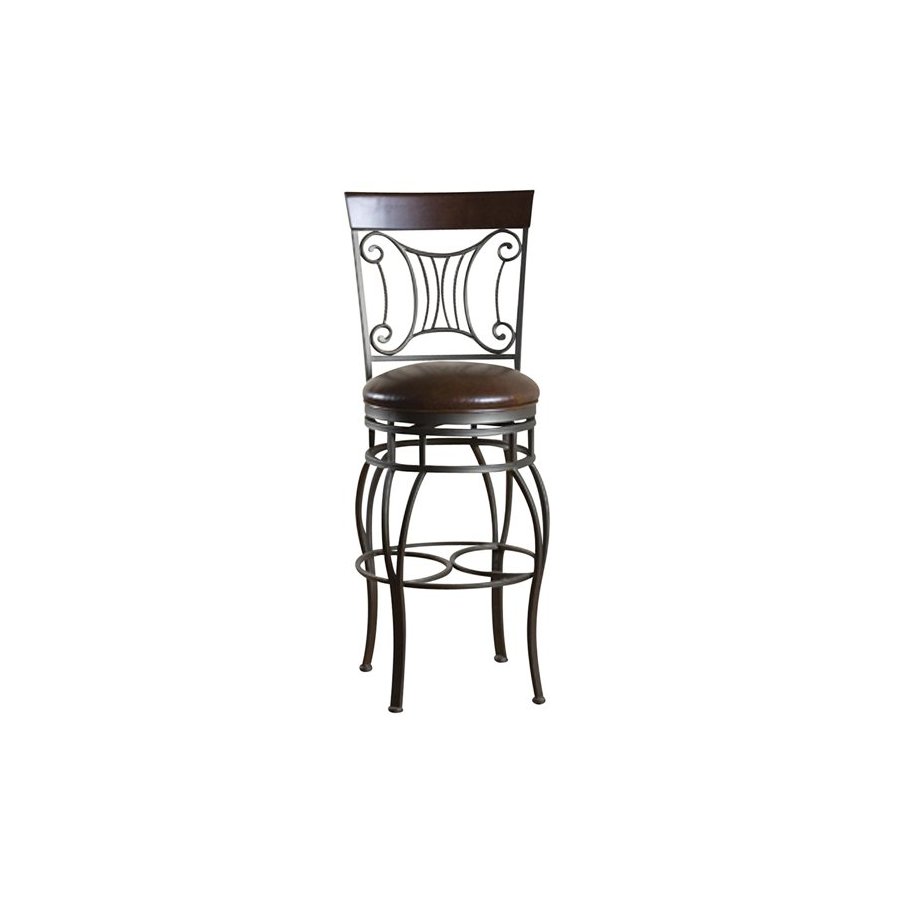 American Heritage Billiards Colton Bronze 30 in Bar Stool