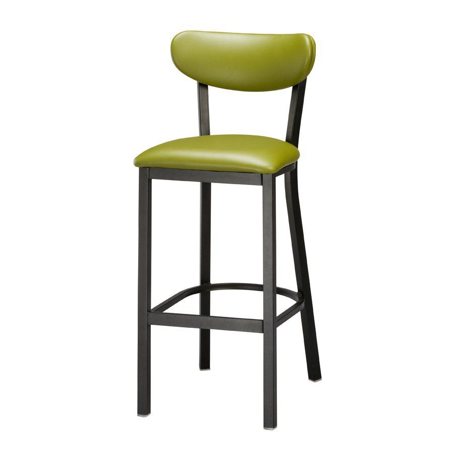 Regal Seating Steel Black 24 in Counter Stool