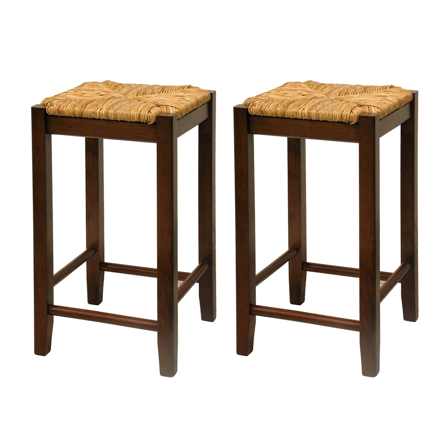 Winsome Wood Antique Walnut 24 in Counter Stool