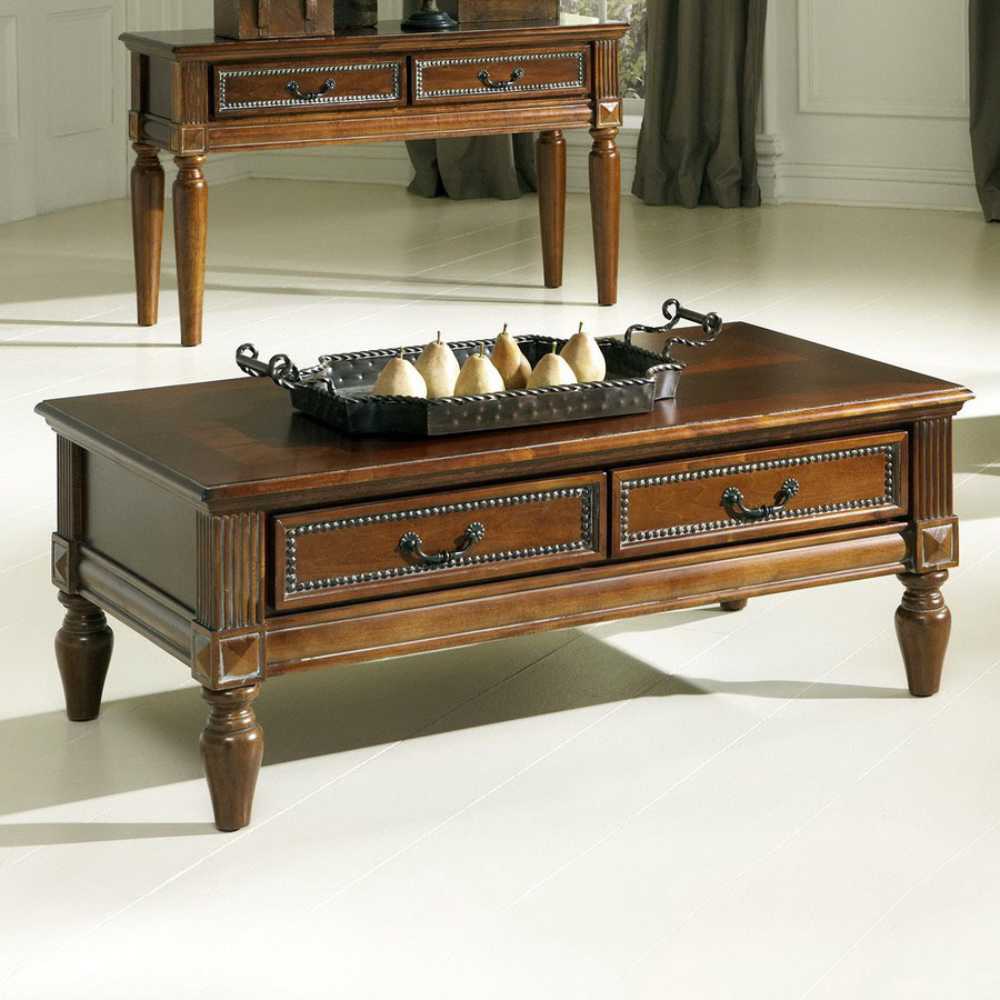 Steve Silver Company Nantucket Cherry Rectangular Coffee Table