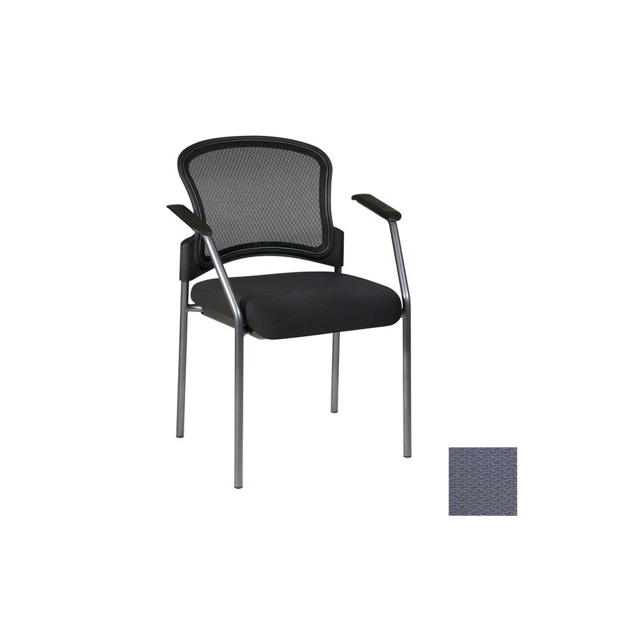 Office Star Proline II Titanium Stackable Reception Chair