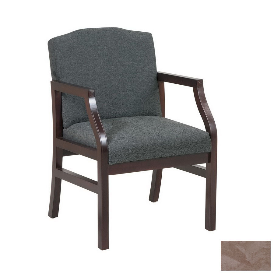 Office Star 1 Piece Worksmart Mahogany Reception Chair