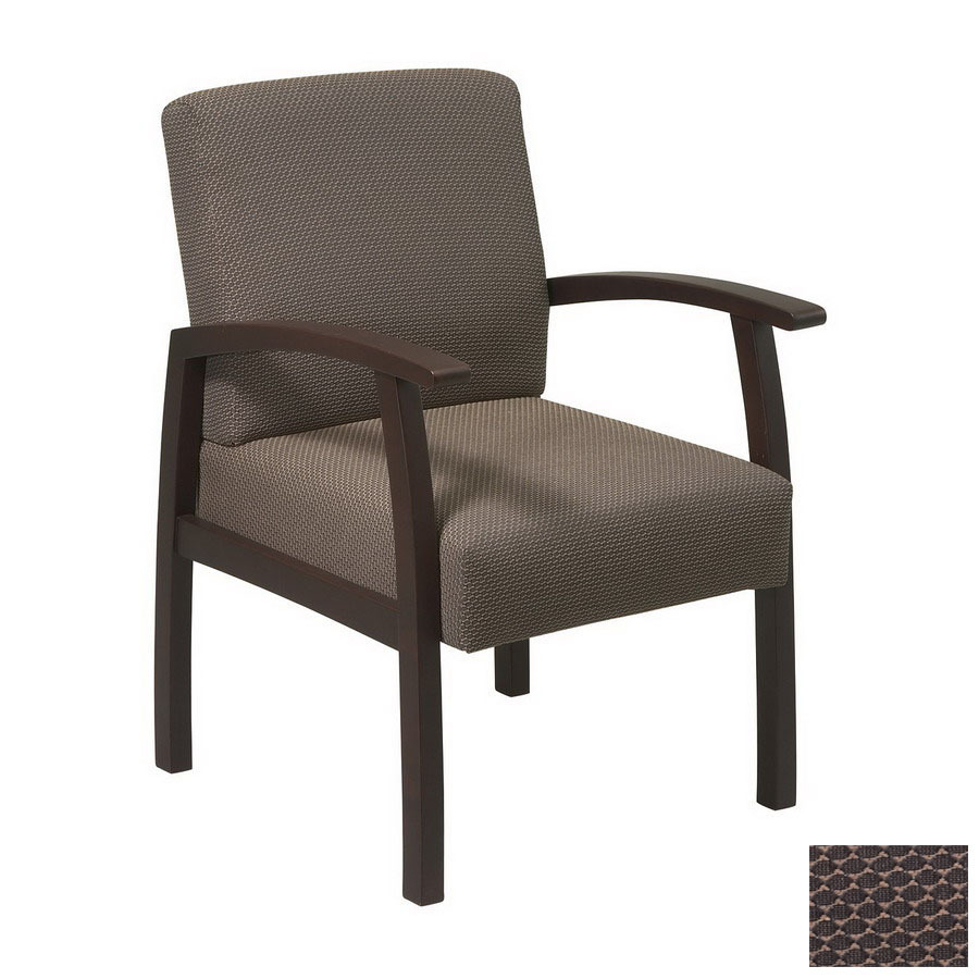 Office Star 1 Piece Worksmart Espresso Reception Chair