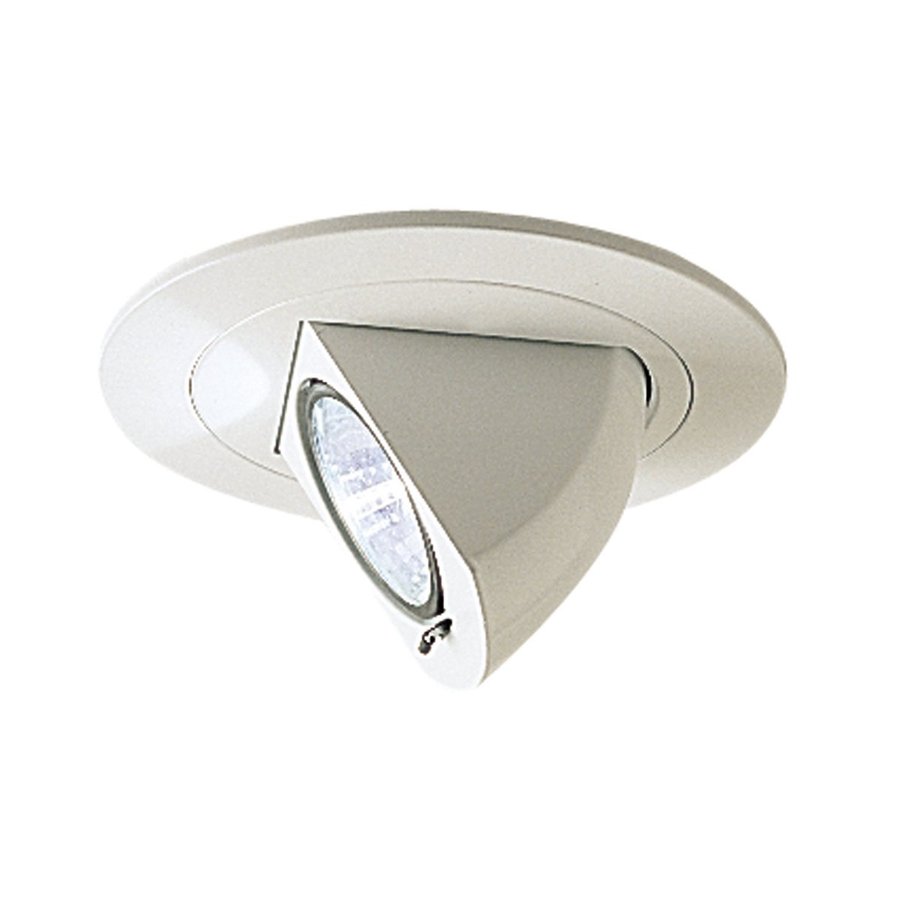 Nora Lighting 4 in White Gimbal Recessed Light Trim