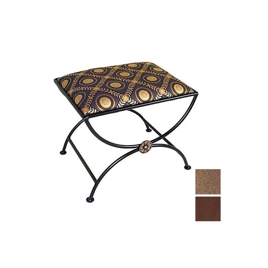 Grace Collection Arcadian Arch Burnished Copper Indoor Accent Bench