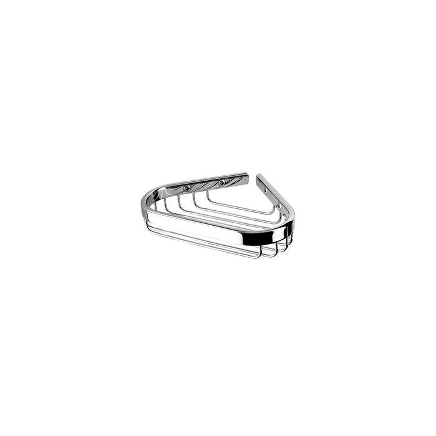 Nameeks Basket Chrome Brass Corner Soap Dish