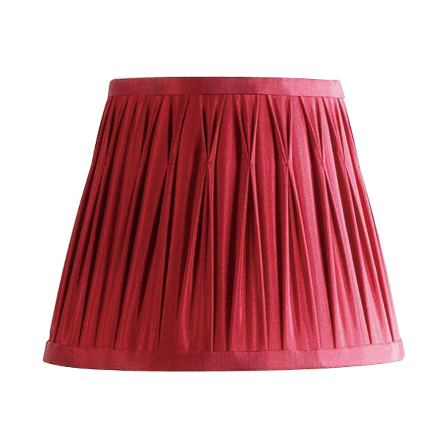 Cascadia Lighting 8 in x 10 1/2 in Red Drum Lamp Shade