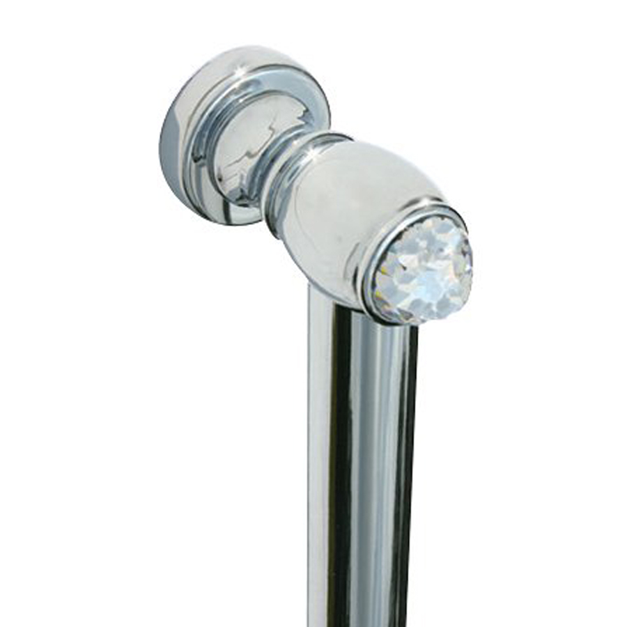 Paul Decorative Products 12 in Polished Chrome Wall Mount Grab Bar