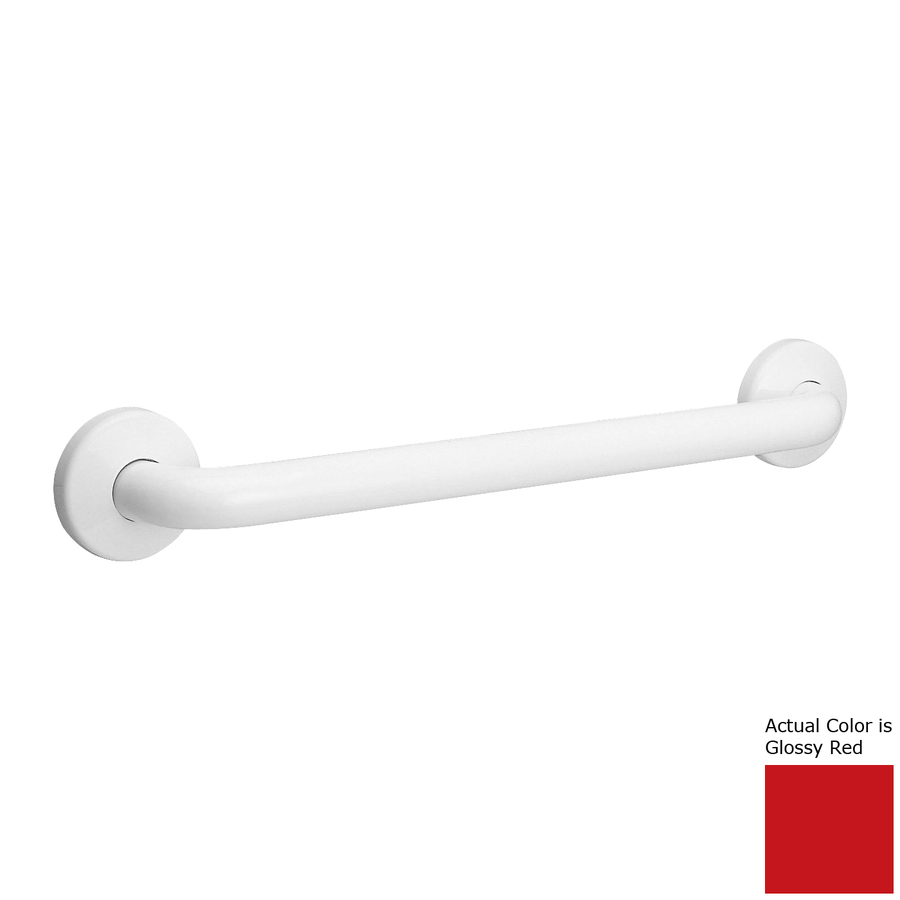 Ponte Giulio USA 19 In Glossy Red Wall Mount Grab Bar
