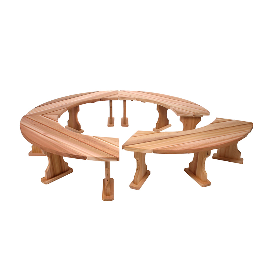 All Things Cedar 82 in L Patio Bench