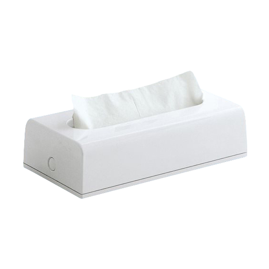 Shop Nameeks Gedy Sector Range White Glass Tissue Holder