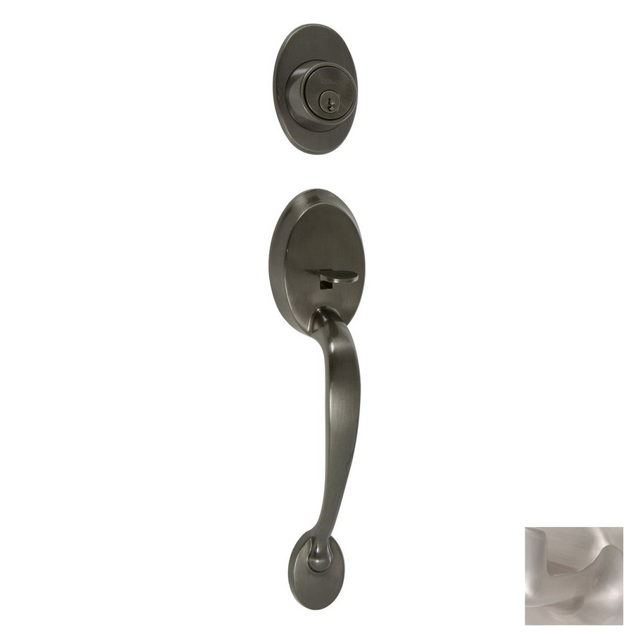 The Delaney Company Callan Satin Nickel Residential Dual Lock Door Handleset