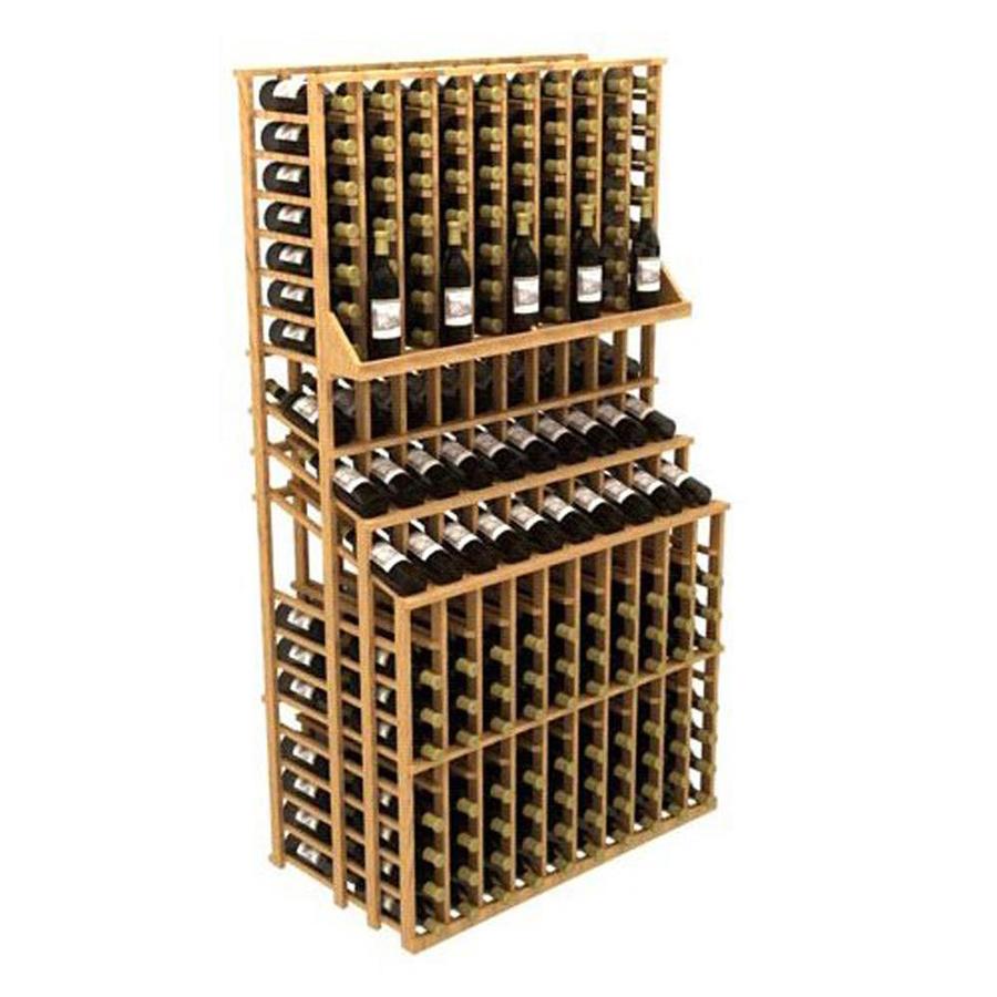 Whole Cellar Commercial 300 Bottle Pine Freestanding Floor Wine Rack