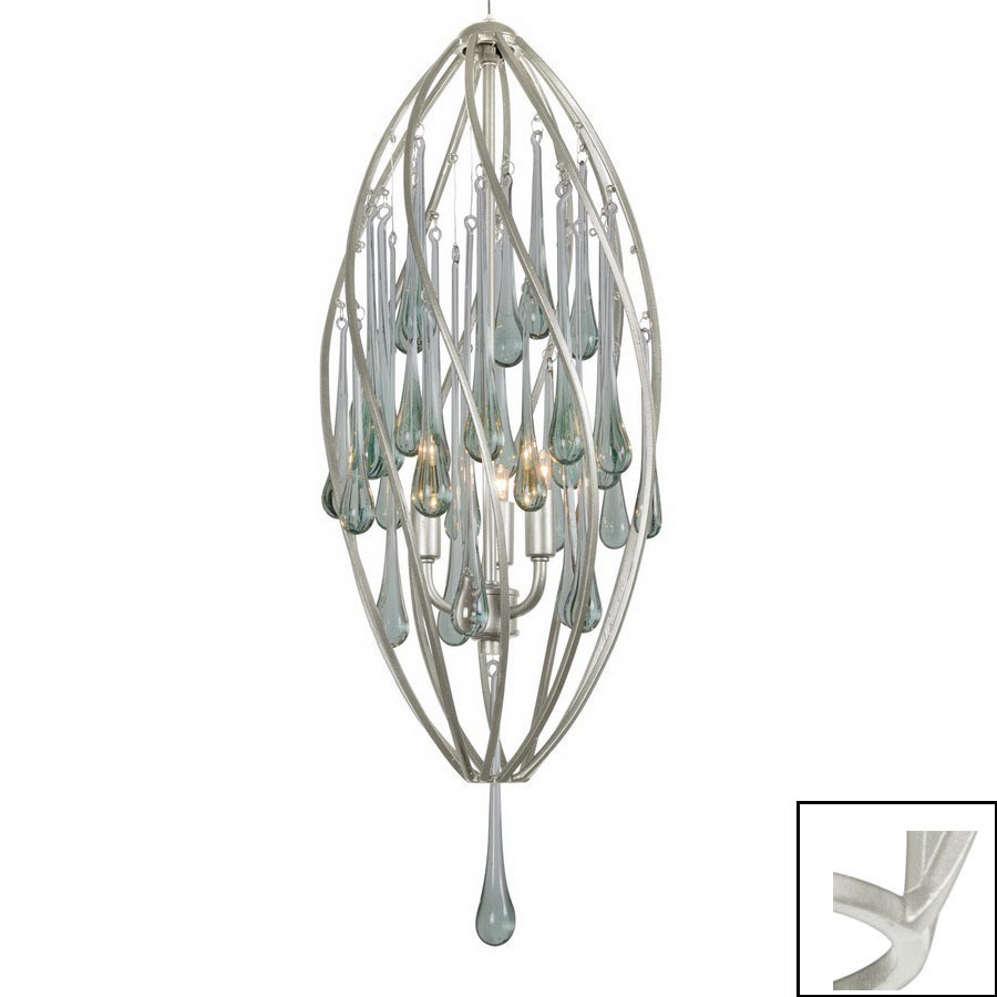 Varaluz 10 in W Area 51 Pearl Mini Pendant Light